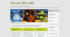 Desktop Screenshot of power-for-life.info